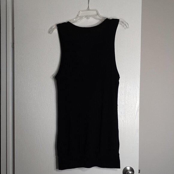 WOMEN'S TWENTY ONE Sleeveless Cardigan; Size Small; Black - Picture 3 of 5